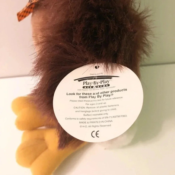 Vintage Harley Davidson Eagle Biker Hog Stuffed Animal  11 Inch Tall Plush Toy - Picture 4 of 15